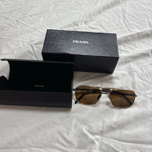 Prada Tortoise Sunglasses with Black Case PRADA SPR31N-A Tortoiseshell Sunglasses with Case - The  main image 4